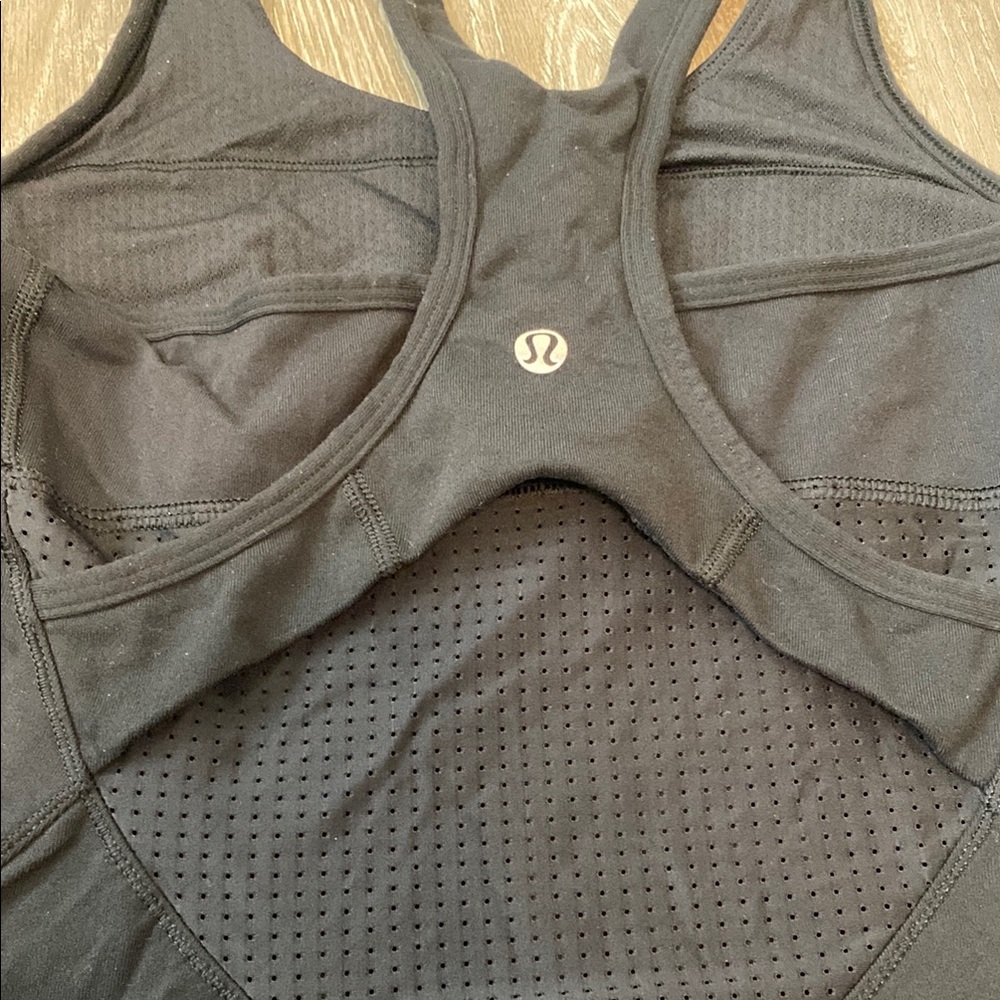 Lululemon Black Racerback Tank - Picture 2 of 4